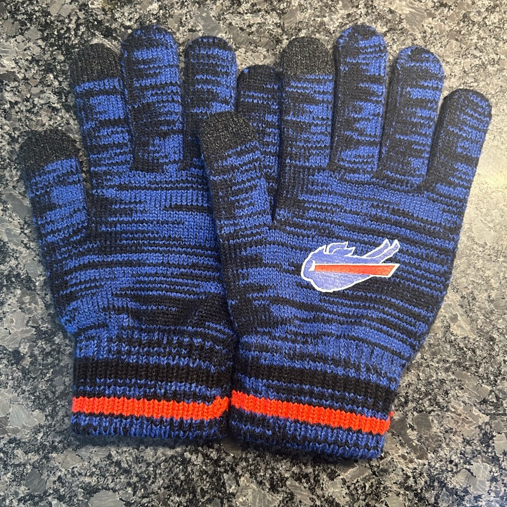 NFL Official Buffalo Bills Warm Touch Screen Knit Gloves